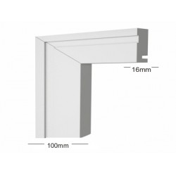 GN/BR 410 - Guarnição Branca com Friso.